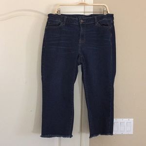 Lane Bryant crop denim